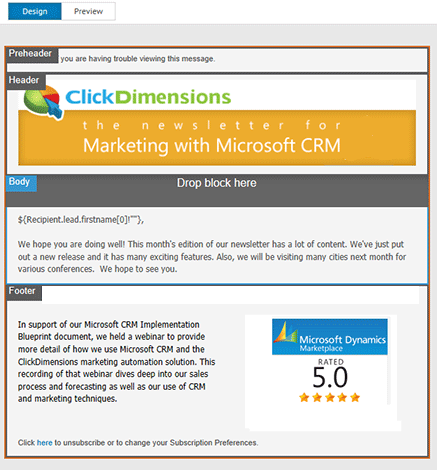 Email Marketing: ClickDimensions provides integrated email marketing ...