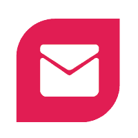 email icon on pink background