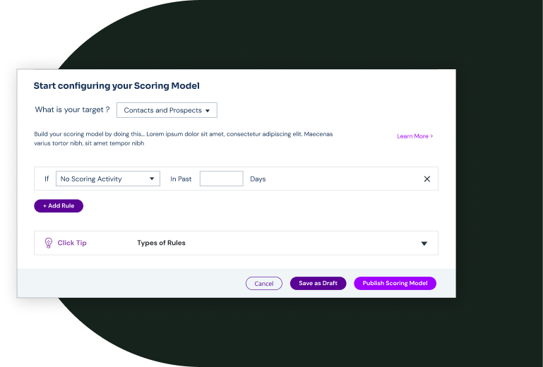 Visualización del modelo de Lead Scoring de Click